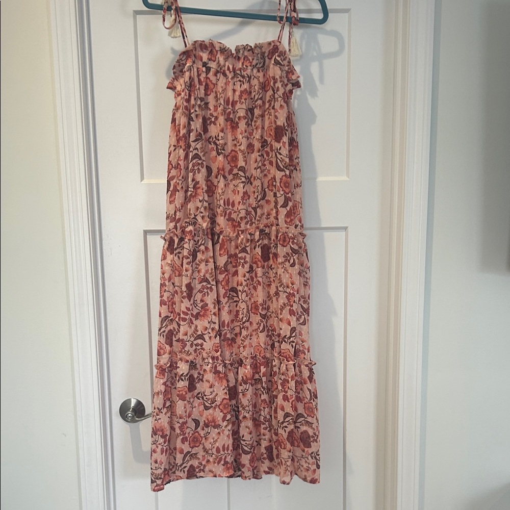 Floral Pink Maxi Dress